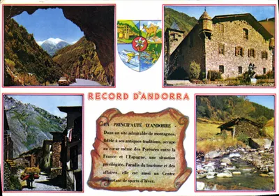 Record d'Andorre — Principauté d'Andorre — éditeur Couleurs Naturelles, n° 26/8