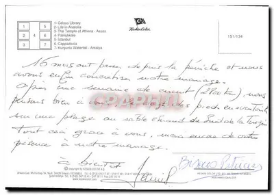Turquia — paisagens e locais — KESKIN COLOR A.S. n°151/134 — Verso
