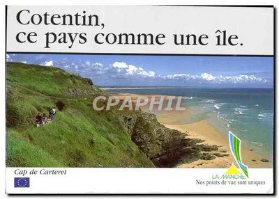 Cabo de Carteret — Cotentin, este país como uma ilha. — Editado pelo Syndicat Mixte para l'Equipamento Turístico da Mancha