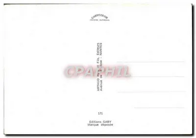 Jumento e cachorro em uma carruagem — Gaby — n°171 — Verso