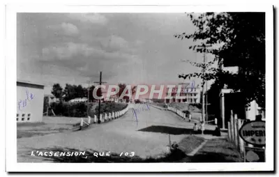 L'Ascension, Québec — Straßenszene mit Schild 'Imperi' — Serie 103