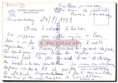 Łowienie barsów po burze — Donarron — Wydawnictwo JOS Le Dohé, Cintraudin — Rewers