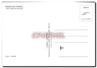 Klein paardje van het Poitou — Images de France — Compagnie de Larrieu — Achterkant
