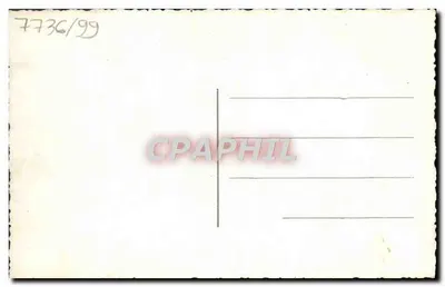 Paysage wiejski — widok na wieś i pola — bez wydawcy ani widocznej numeracji seryjnej — Rewers