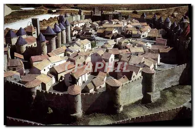 Cidade de Carcassonne — modelo reduzido — le Pays Miniature