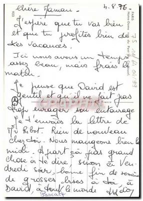 Nossa Senhora de Paris — vista do Pont du Carrousel — editor Paris, n° 923 — Verso