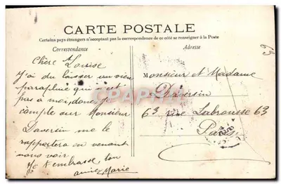 Parijs – Kerk van Notre-Dame — C.M. n°28 — Achterkant