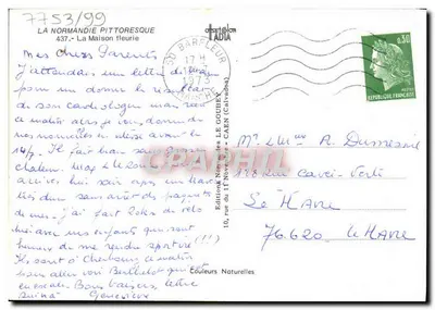La Maison fleurie — La Normandie pittoresque — Éditions Normales LE GOUBEY — Achterkant