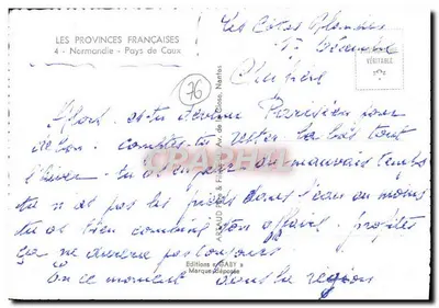 Normandia — Pays de Caux — Edizioni Gaby, Nantes — Verso