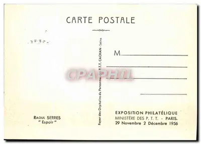 Orfelinowie P.T.T. — Utworzenie Domu Kobiet — Raoul Serres — Rewers