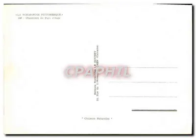 Chaumière z kraju Auge — Émy — Wydawnictwo Naturalne — Rewers