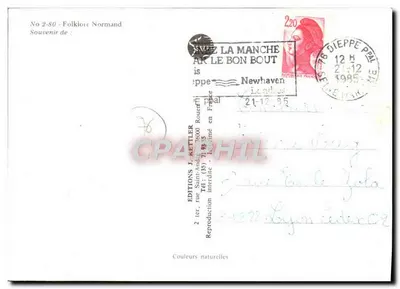 Folklore Normando — No 2-80 — Edições J. Kettler — Verso