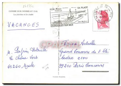 Piscina e stadio — Conde-sur-Noireau (14) — CAF Théâtres Bütton-Relines — Verso