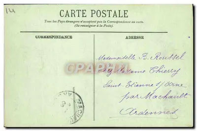 De pittoreske Orne — Onder de Orne bij Caen — Etavaux — LL. — Cliché Destiné — Achterkant