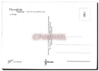 A Praia — Club-Mouettes — Edições LA CIGOGNE — Verso