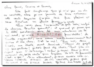 Mulher sob árvores — poema 'Viver abraçar o céu para melhor apreender a terra' — CF 455 UM International Belgium — Verso