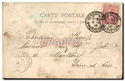 Versailles - Algemene uitzicht van het Paleis — uitgever M. M. M. (achterkant) n° 150 — Achterkant