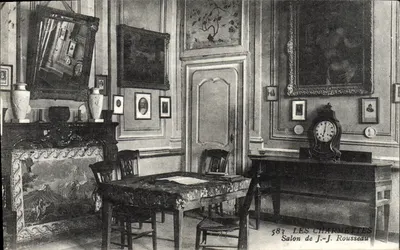 Sala de J.-J. Rousseau — Les Charmettes — Editor Reynaud, n° 583