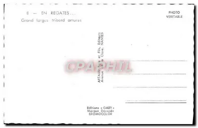 Grand largue tribord amures — W regatach — Wydawnictwo Gaby, Nantes — Rewers