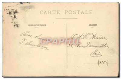 Torpilleiro em Ensaios — 2204 — H. Laurent, Port-Louis — Verso