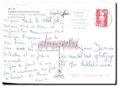 A Provença florida — Les Éditions Aris — n° 30 C 13 — Verso