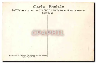 Torre da igreja de Illfurt - Alsácia — J. J. Waltz (Hansi) — edição P. J. Gallais — Verso