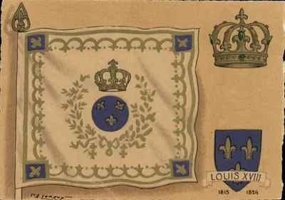 Nowoczesna pocztówka Stara pocztówka zbrojownie Louisa XVIII