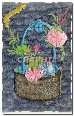 Arranjo de flores — cartão postal decorativo — editor desconhecido