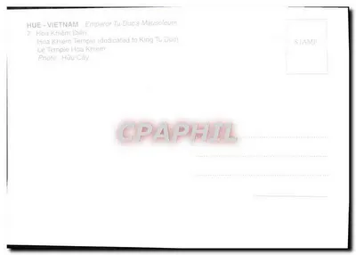 Hoa Khiêm Temple — Klasztor poświęcony cesarzowi Tu Duc — Rewers