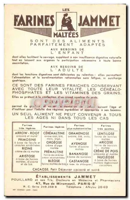 Stare prowincje Francji — Le Lyonnais — Wydane przez Farines Jammet — Rewers