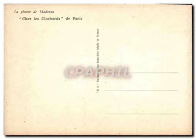 Entre os mendigos — Paris — A pena de Madrazo — Verso
