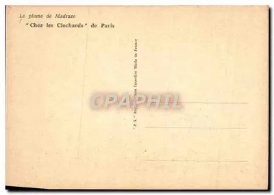 U chuliganiów — Paryż — Pióro Madrazo — Rewers