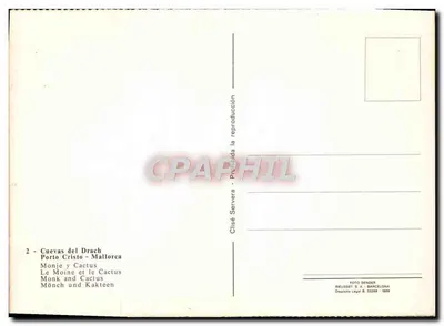 Stara pocztówka Cuevas del Drach — Majorka — FOTO SENDER — Rewers