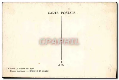 Dafnis e Cloé — Danças Antigas — Editor Nore & Fér — Verso