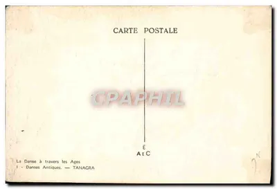 Stara tańcząca — Starożytne tanie — TANAGRA — André Hofer — Rewers