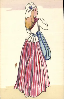 Mulher em traje revolucionário — 1792 — Editor AEC, série III