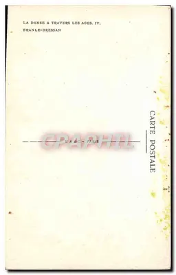 Tańce przez wieki. IV — Branle-Bressan — Wydawca: Branle-Bressan, Paryż — Rewers