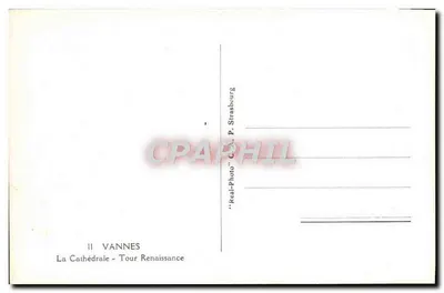 Vannes - A Catedral - Torre Renascentista — editor L'APS — Verso
