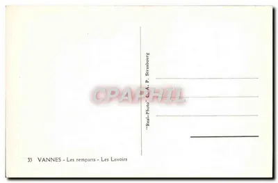 Vannes - De stadsmuren - De wasplaatsen — G.A.P. Straatsburg — Achterkant
