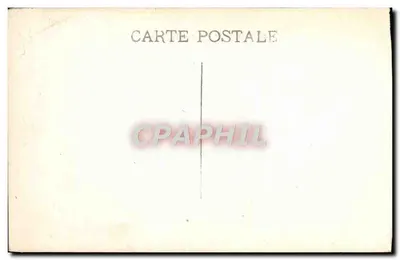 Marseille - Le Palais Longchamp — uitzicht op het tuin met fontein en gebouwen — Achterkant