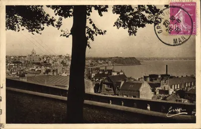 Granville — Widok z Roche-Gauthier — Wydawca A. Bernard