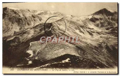 Arredores do Mont-Dore — O Puy de Sancy — LL — Edição reservada à Livraria Termal da Bourboule