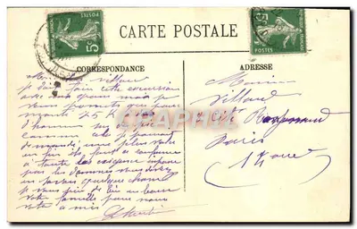 Arredores do Mont-Dore — O Puy de Sancy — LL — Edição reservada à Livraria Termal da Bourboule — Verso
