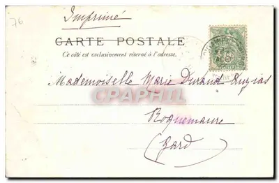 Rouen — Tour Jeanne d'Arc — V.P. No 346 — Rewers