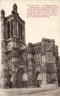 Troyes (Aube) — Katedra św. Piotra — Anonim, fot. wyd. Troyes — Rep. od. in ord.