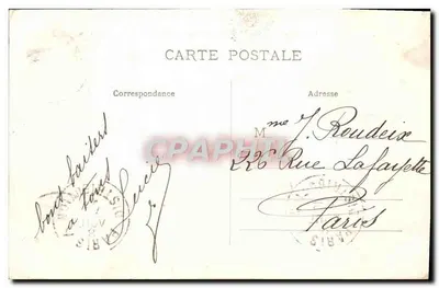 Le Puy-de-Dôme (Alt. 1465m) — A Cadeia dos Puys Sul e os Hotéis — A Auvergne, n°1143 — Verso