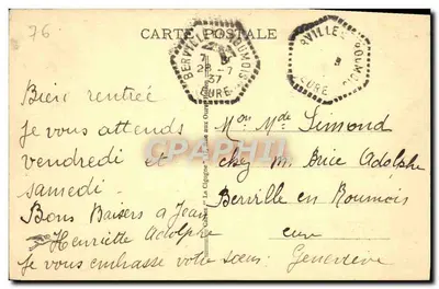 Rouen — Most Boieldieu — wydawca nieznany, nr 415 — Rewers