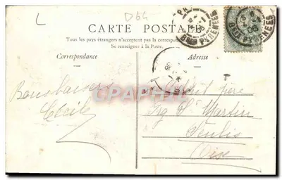 Pau — O Castelo de Henrique IV — Entrada principal — Édige Evaulle, fot. Béarniz — Verso