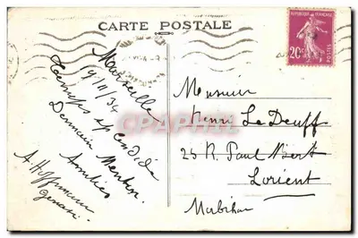 Marseille — Pałac Giełdy i Izba Handlowa A. T. — Rewers