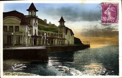 Granville - Widok kasyna przed burmem — Wydawnictwo A. BESNARD - Fotografia Degraff